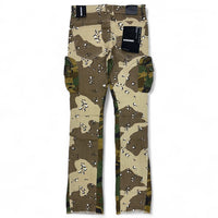 Kindred (Men’s khaki green Camo Cargo Stacked Jean)