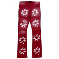 Kindred (Men’s Vintage red round lettering Stacked Jean)