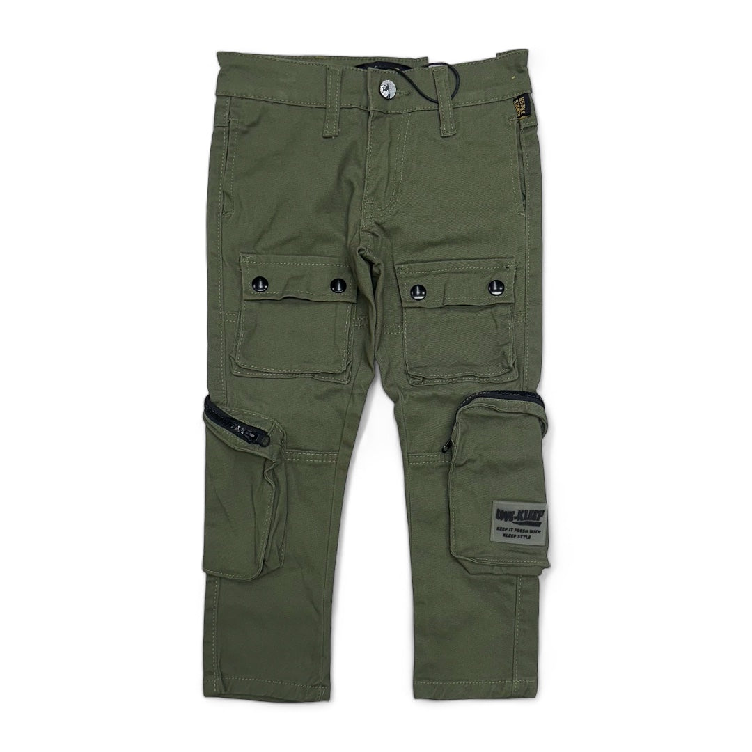 kleep (kids army verde cargo pant)