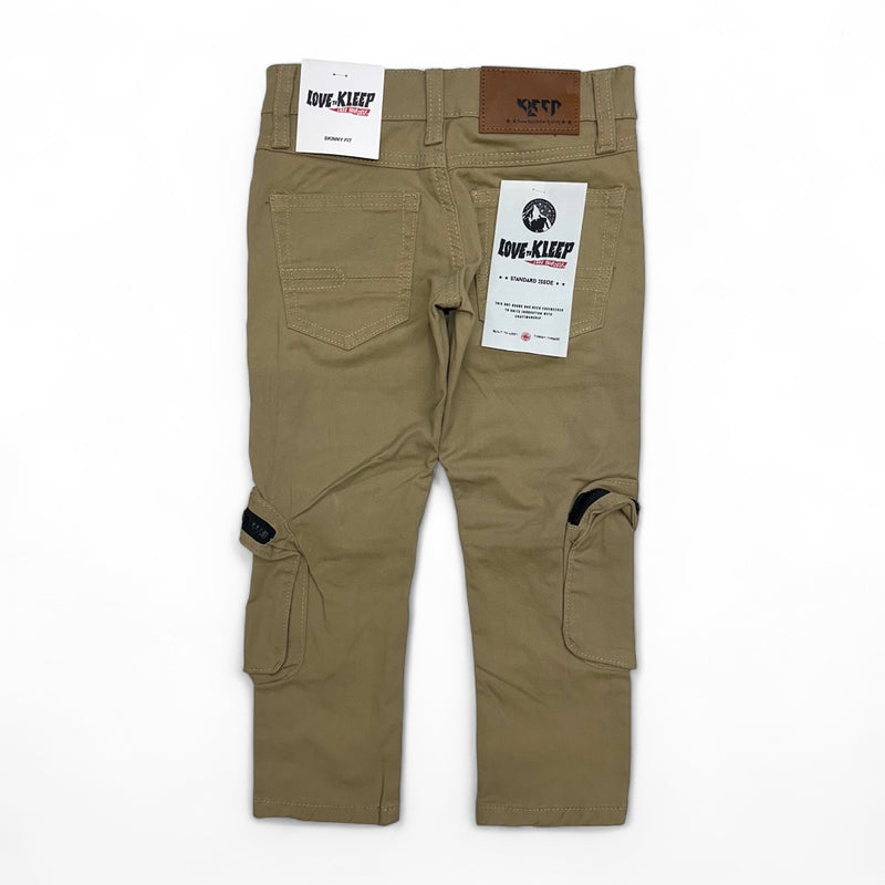 kleep (kids khaki brun cargo pant)