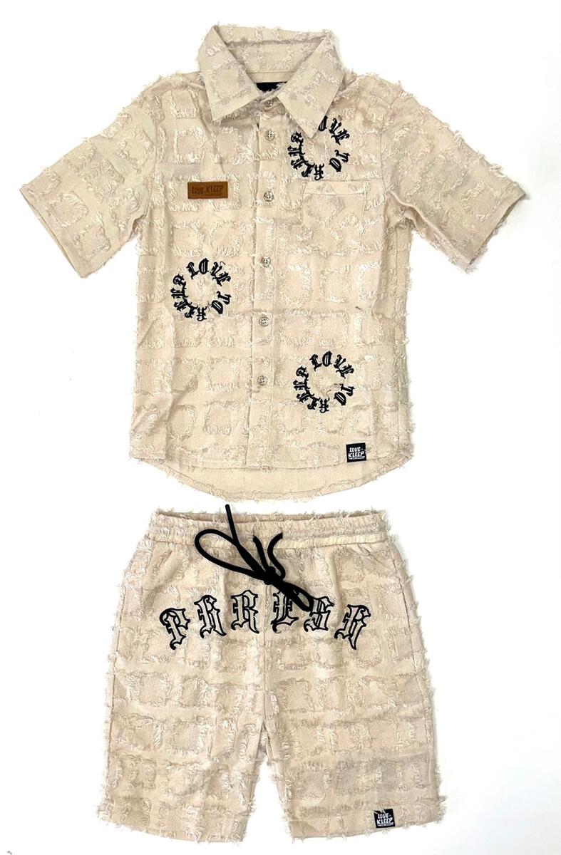 Kleep (Kids Earth Khaki Short Set)