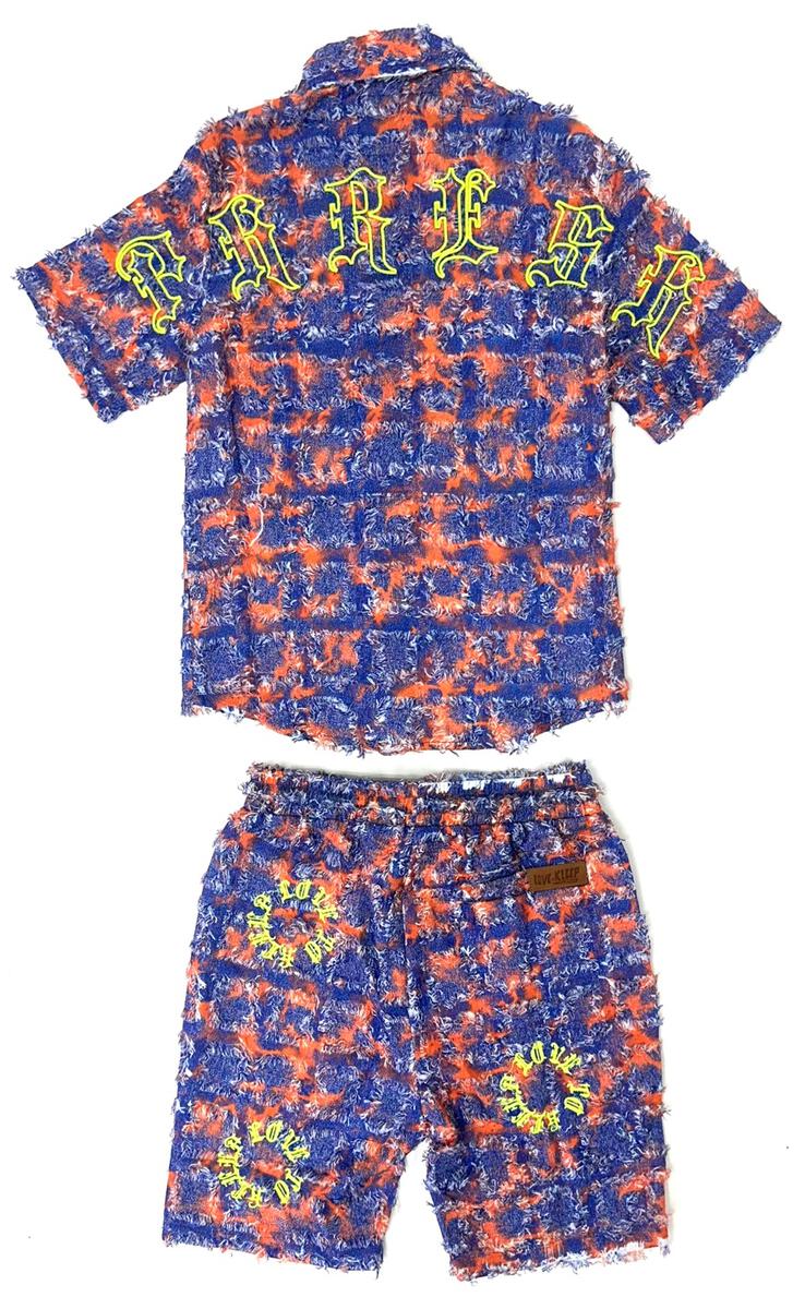 Kleep (Kids Pello Blue/Orange Short Set)