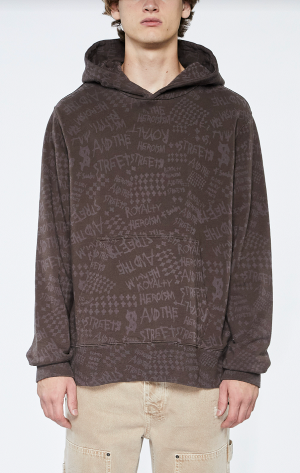 Ksubi (Brown heroism kash java hoodie)