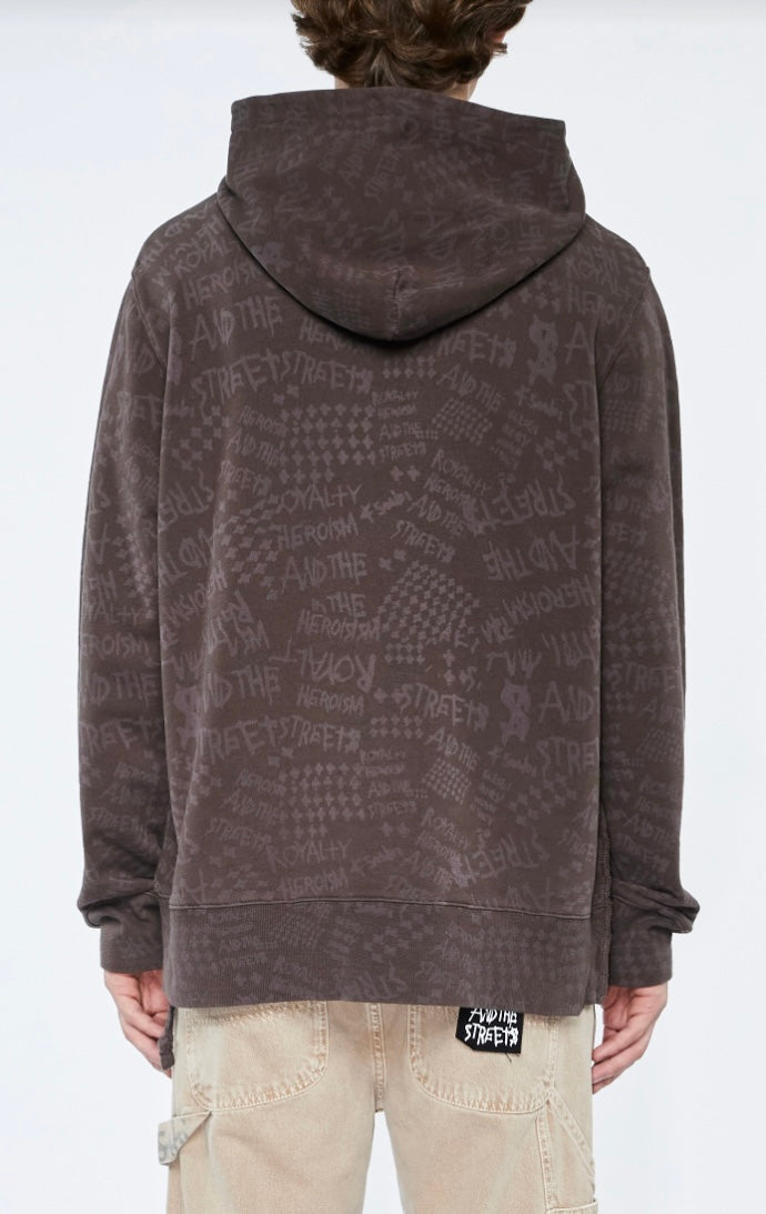 Ksubi (Brown heroism kash java hoodie)