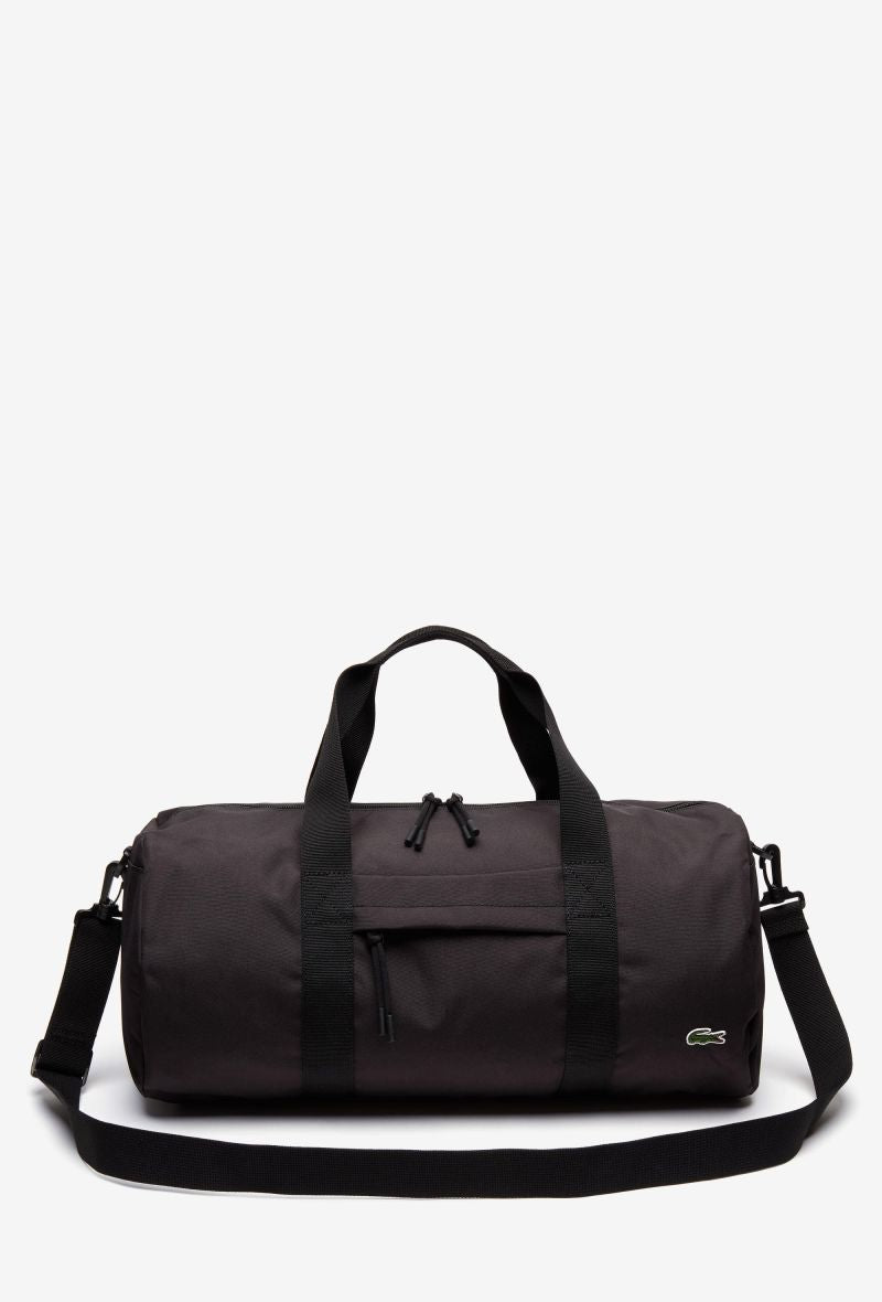 Lacoste (Black Neo Croc Canvas roll bag)