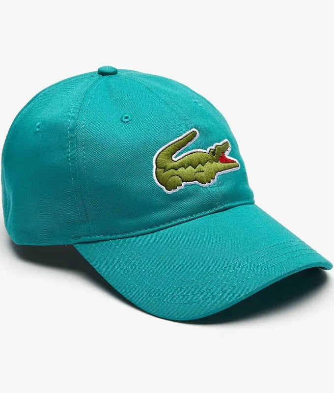 Lacoste (Men's green s5j croc gabardine cap) RK4711 51 S5J