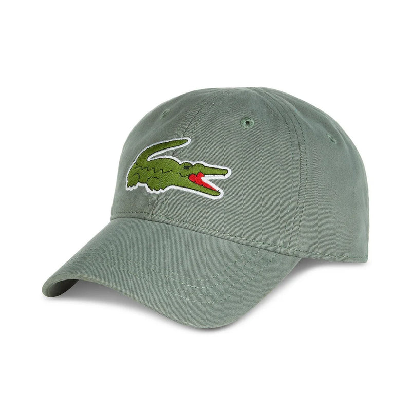 Lacoste (Men's khaki green croc gabardine cap) RK8217 51 307