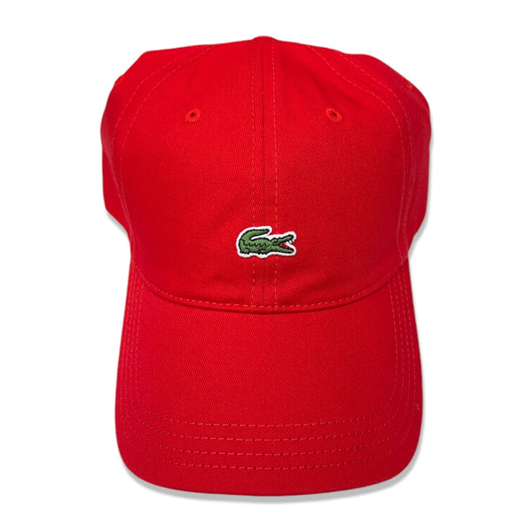 Lacoste (Men's red small croc gabardine cap) RK4714 51 240