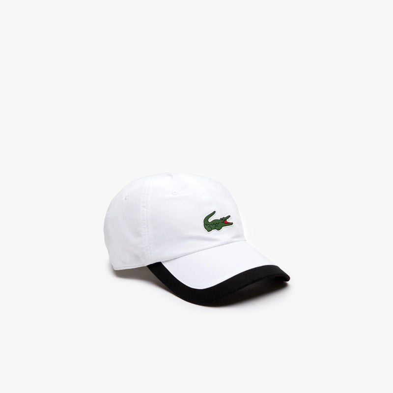 Lacoste (Men's white/black unisex sport contrast cap) RK5398 51 AU8