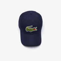Lacoste men’s big croc gabardine cap (Navy blue - RK4711-51-166)