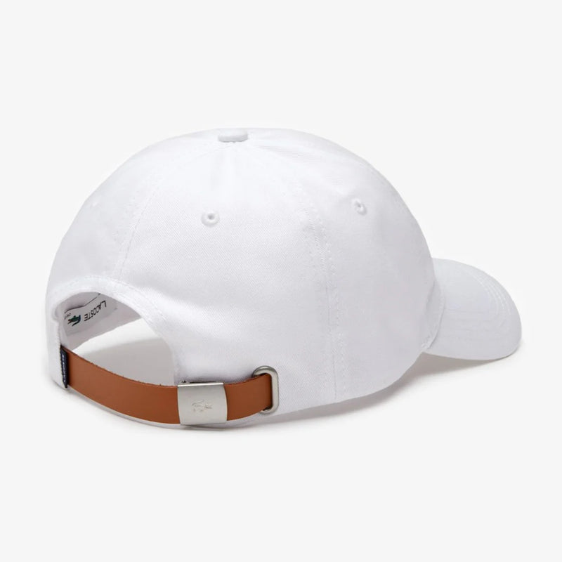 Lacoste (men’s white big croc gabardine cap rk4711 51 001)