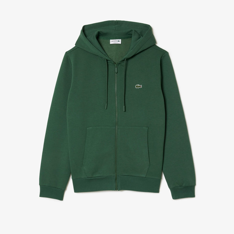 Lacoste (Men’s green fleece zip hoodie)