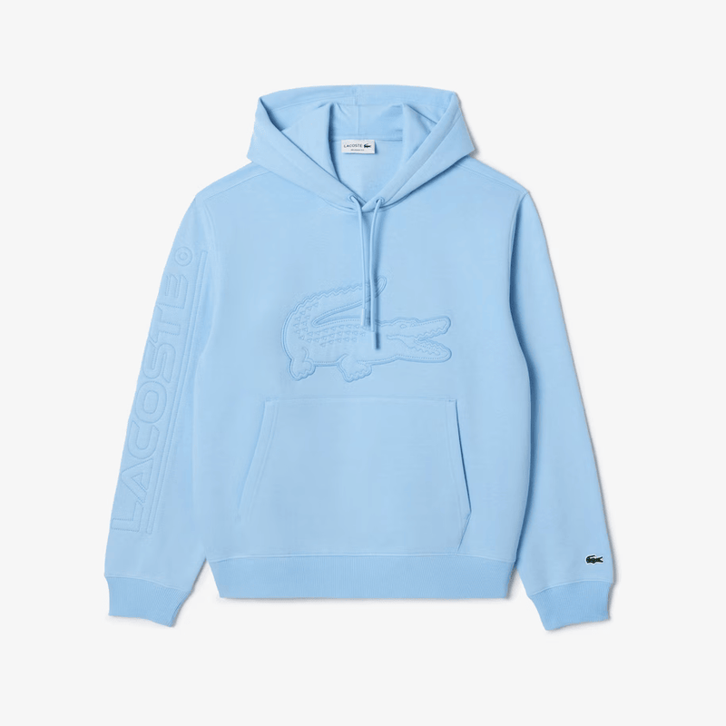 Lacoste (Pastel Blue Croc Hoodie)