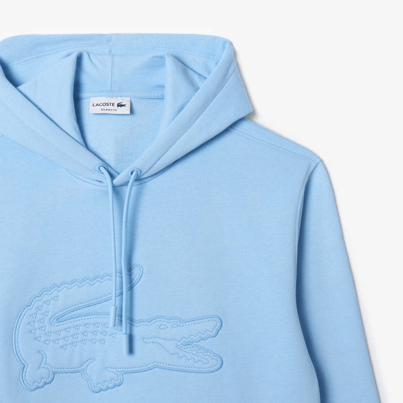 Lacoste (Pastel Blue Croc Hoodie)