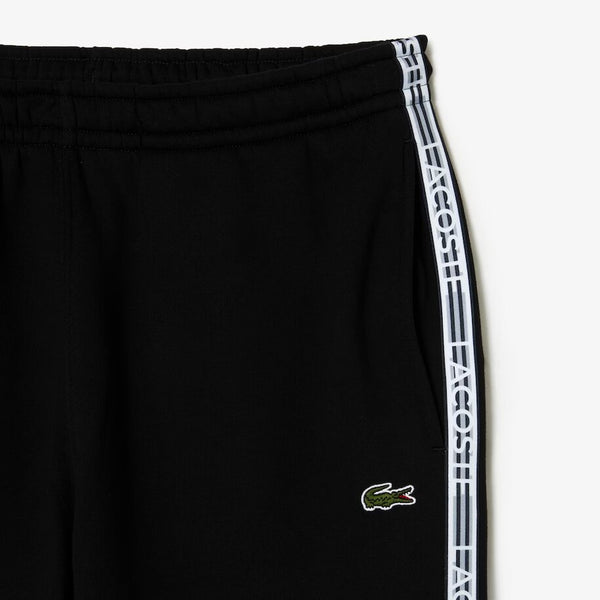 Lacoste (Black Logo Stripe Jogger)