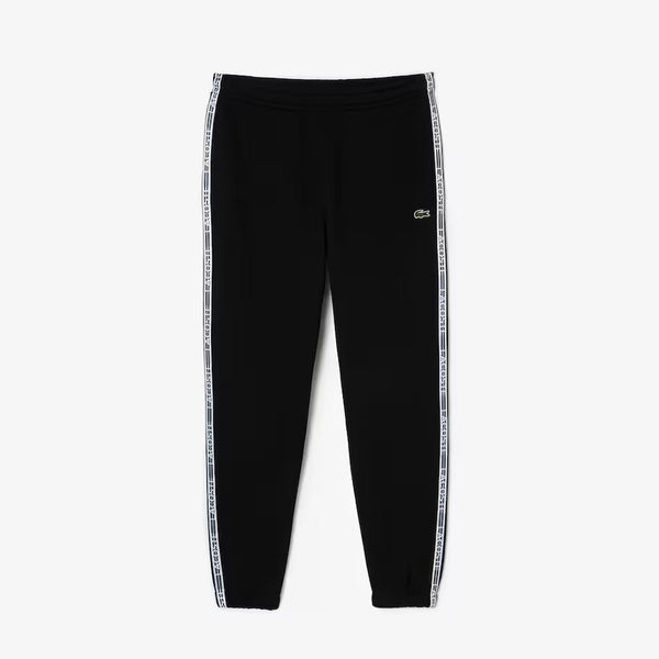 Lacoste (Black Logo Stripe Jogger)