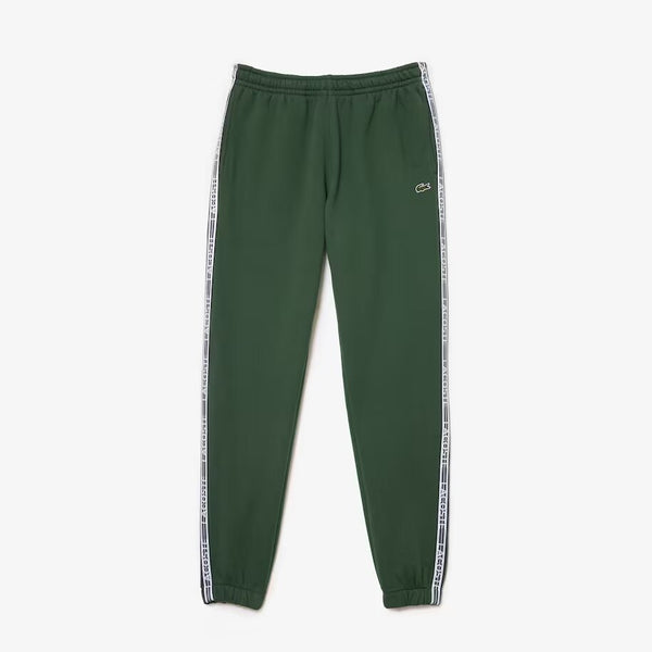 Lacoste (Dark Green Logo Stripe Jogger)