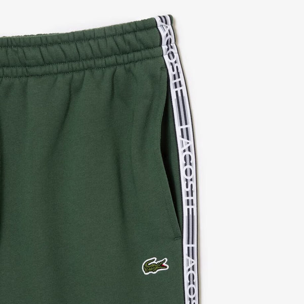 Lacoste (Dark Green Logo Stripe Jogger)