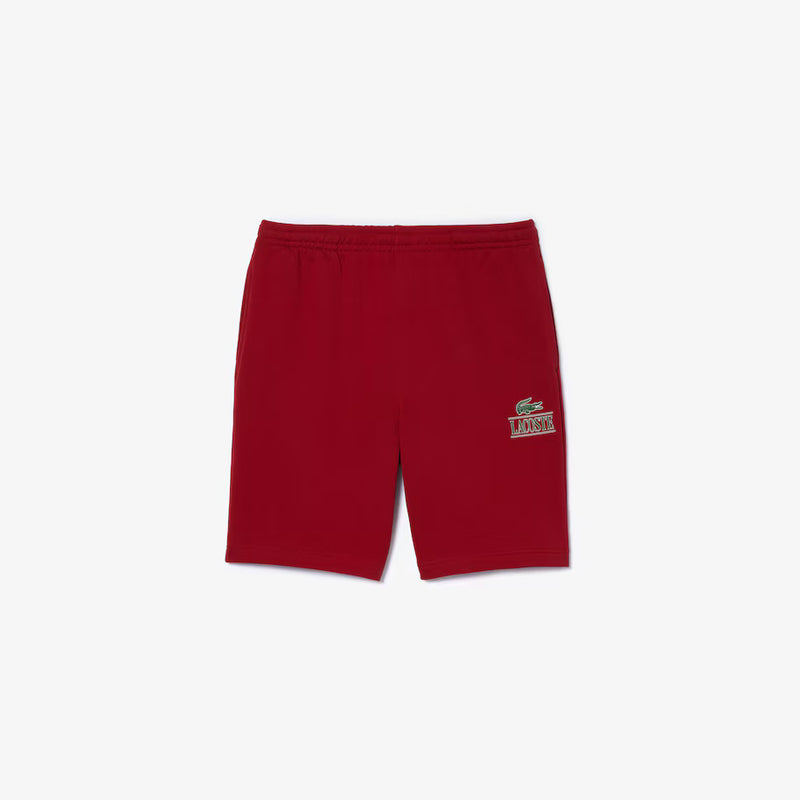 Lacoste (Bordeaux Logo Branded Short Set)