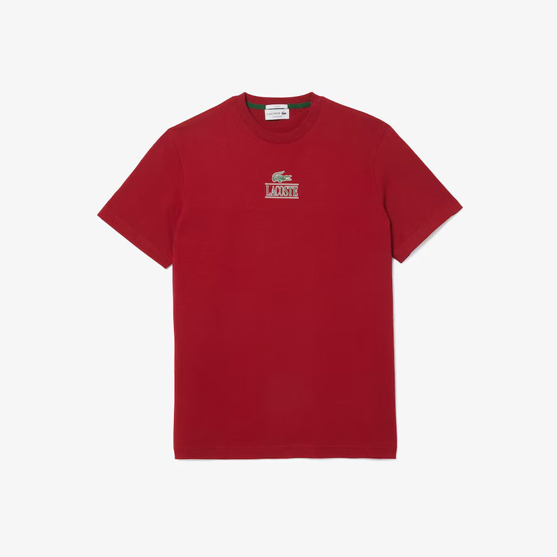 Lacoste (Bordeaux Logo Branded Short Set)