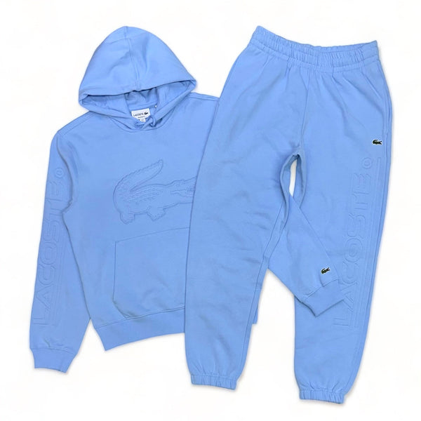 Lacoste (Pastel Blue logo jogging set)