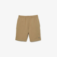 Lacoste Men's Organic Cotton Fleece Shorts GH9627-51-CB8 Beige