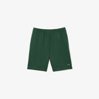 Lacoste Men's Organic Cotton Fleece Shorts GH9627-51-132 Green