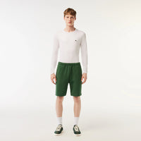 Lacoste Men's Organic Cotton Fleece Shorts GH9627-51-132 Green