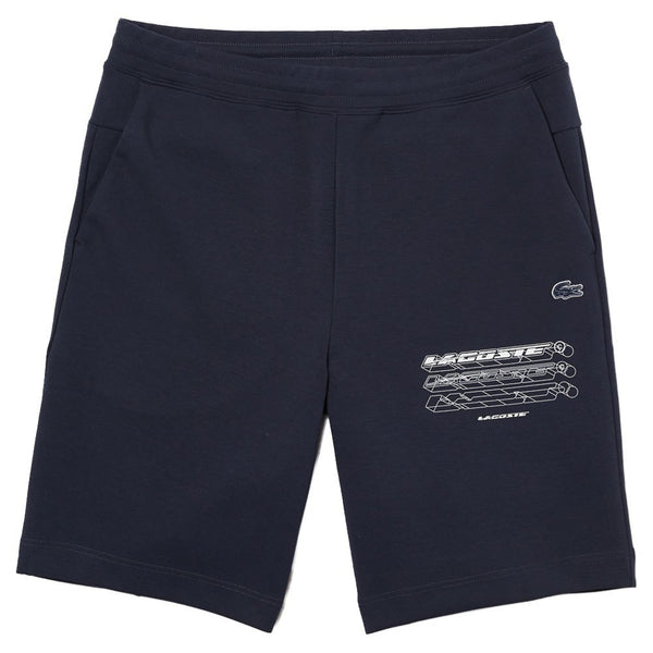 Lacoste (Men's Blue Lacoste branded leg short)