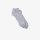 Lacoste Men's Branded Sport Low Cut Socks – Gray