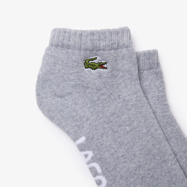 Lacoste (Men’s Grey sport Low-Cut branded socks)