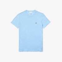 Lacoste (Men's Crew Neck Pima Cotton Jersey Blue T-Shirt)
