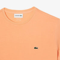 Lacoste (Men's Crew Neck Pima Cotton Jersey Light orange T-Shirt)