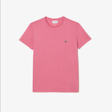 Lacoste (Men's Pink Crew Neck Pima Cotton Jersey T-Shirt)