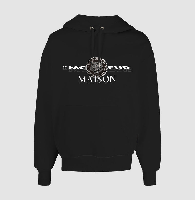 Le Monsieur (Black Maison Hoodie)