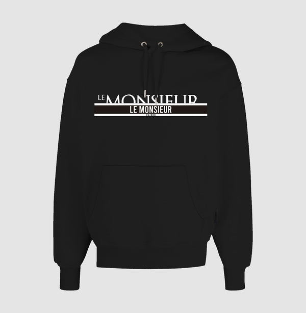 Le Monsieur (Black Tape Hoodie)