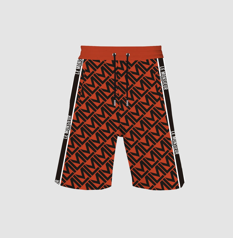 Le Monsieur (Orange Monogram Short Set)