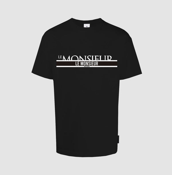 Le monsieur (black le monsieur tape t-shirt)