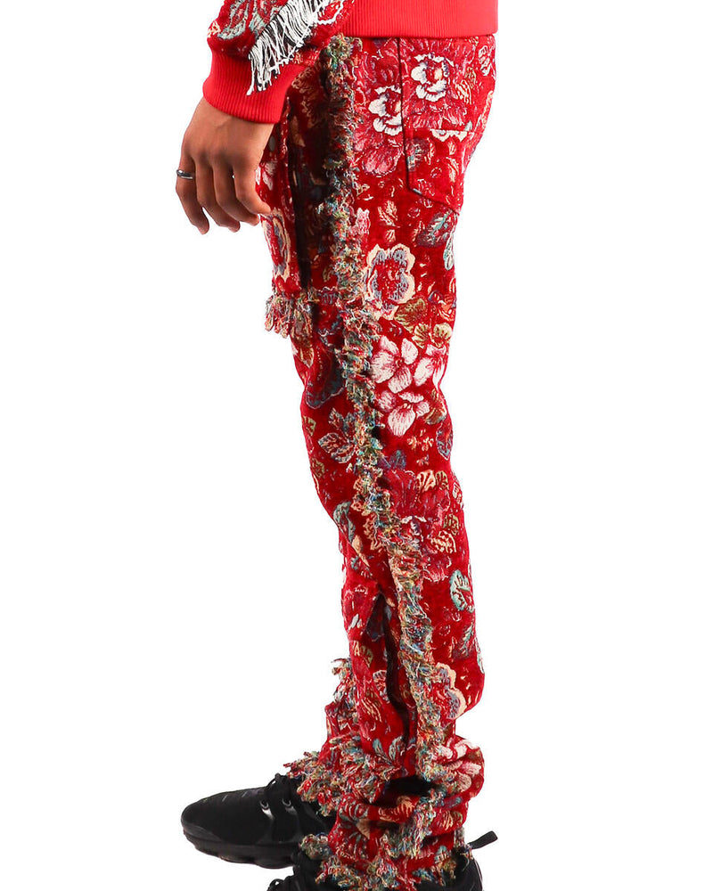 Majestik (Men’s red tapestry pant)