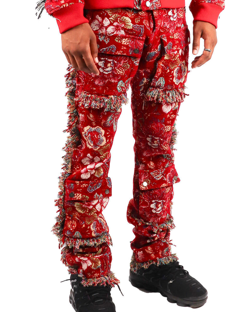 Majestik (Men’s red tapestry pant)