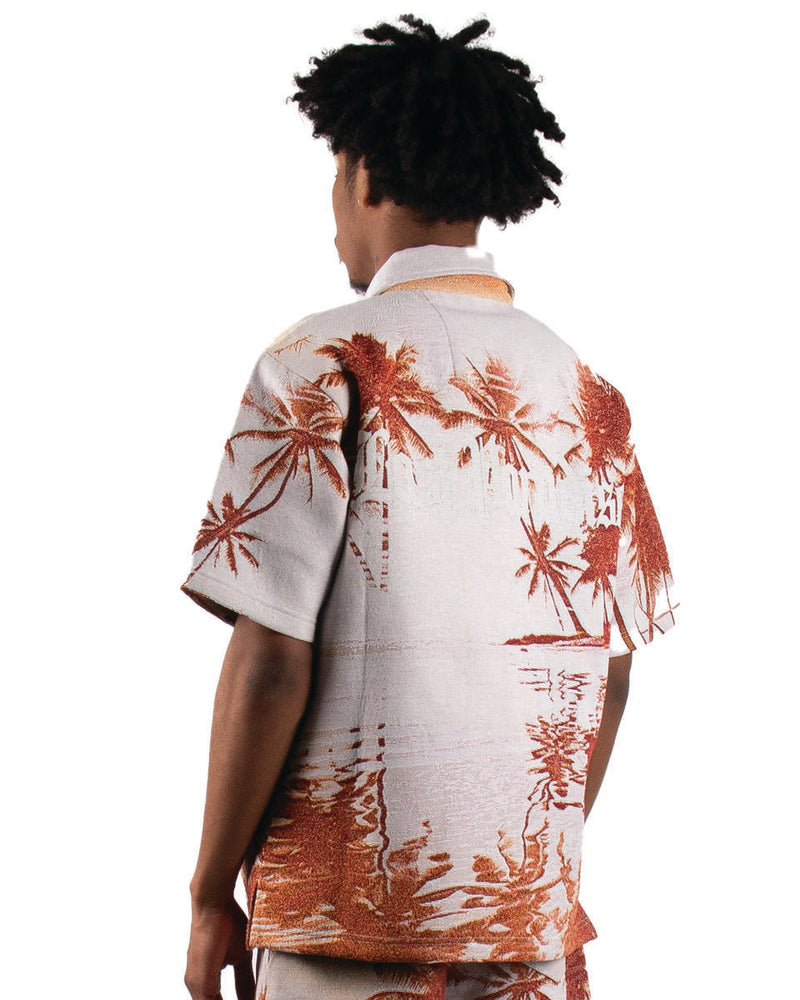 Majestik (Beige "Lost Paradise" Tapestry Shirt)