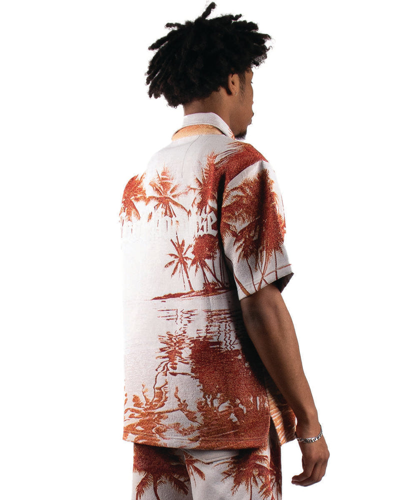 Majestik (Beige "Lost Paradise" Tapestry Shirt)