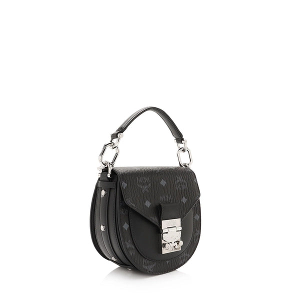 Mcm (Black Visetos Patricia Mini Shoulder Bag)