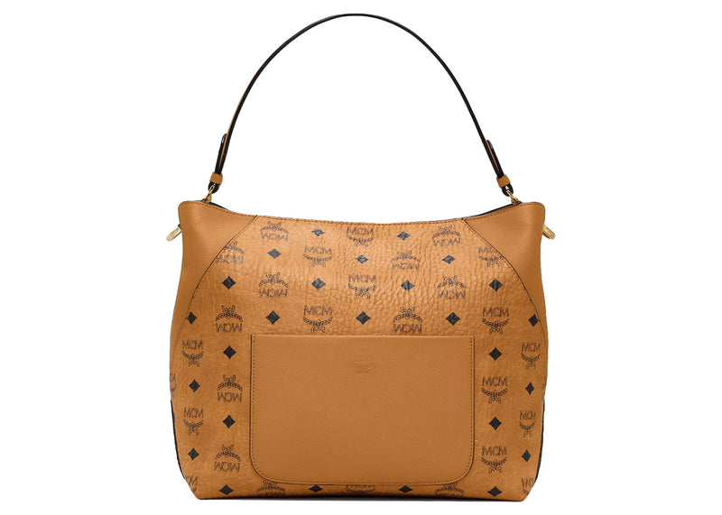 Mcm (Medium Visetos Cognac karla Hobo Bag)