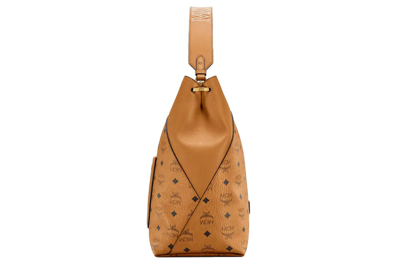 Mcm Visetos Cognac Klara Hobo Bag Vip Clothing Stores