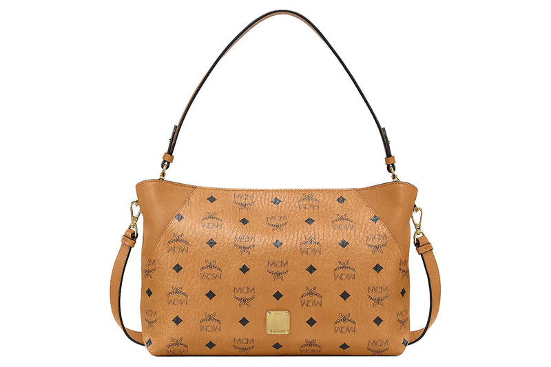 Mcm (Visetos Cognac Klara Shoulder Bag)