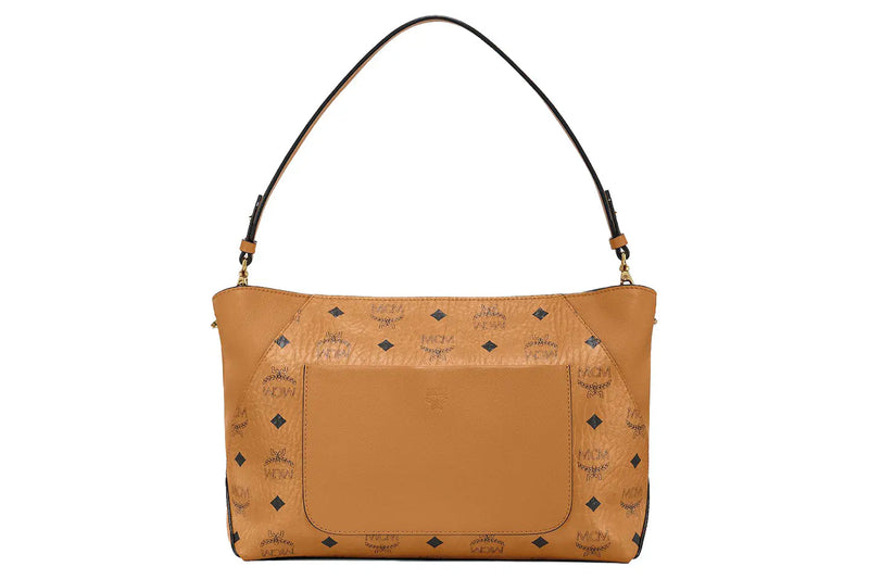 Mcm (Visetos Cognac Klara Shoulder Bag)