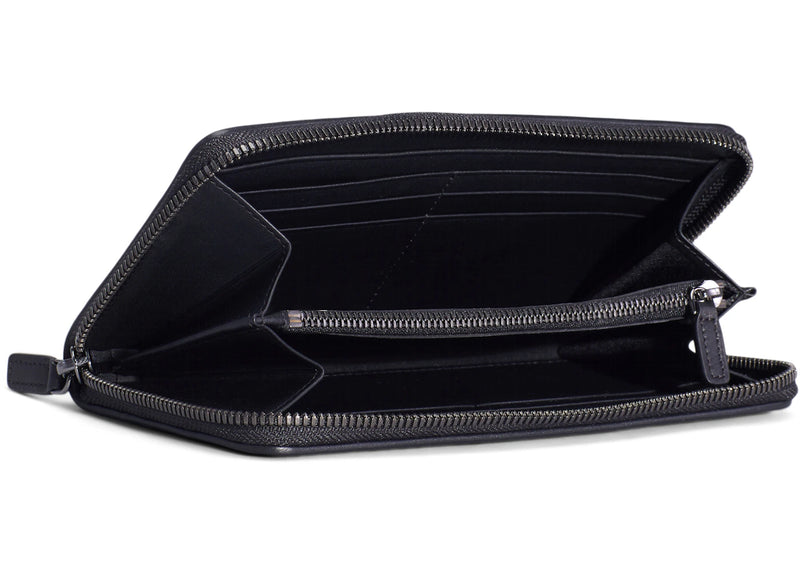 Mcm (Large Black Zip Around Visetos Skyoptic Wallet)