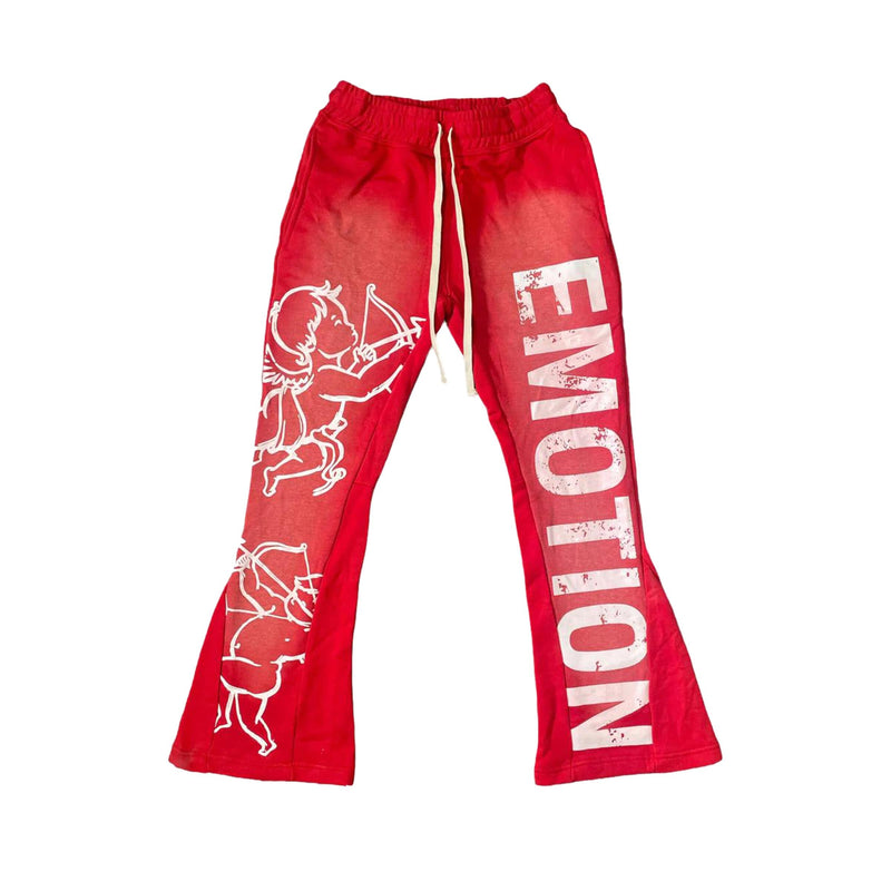 Mixed Emotion (Red "cupid flare sweatpant)