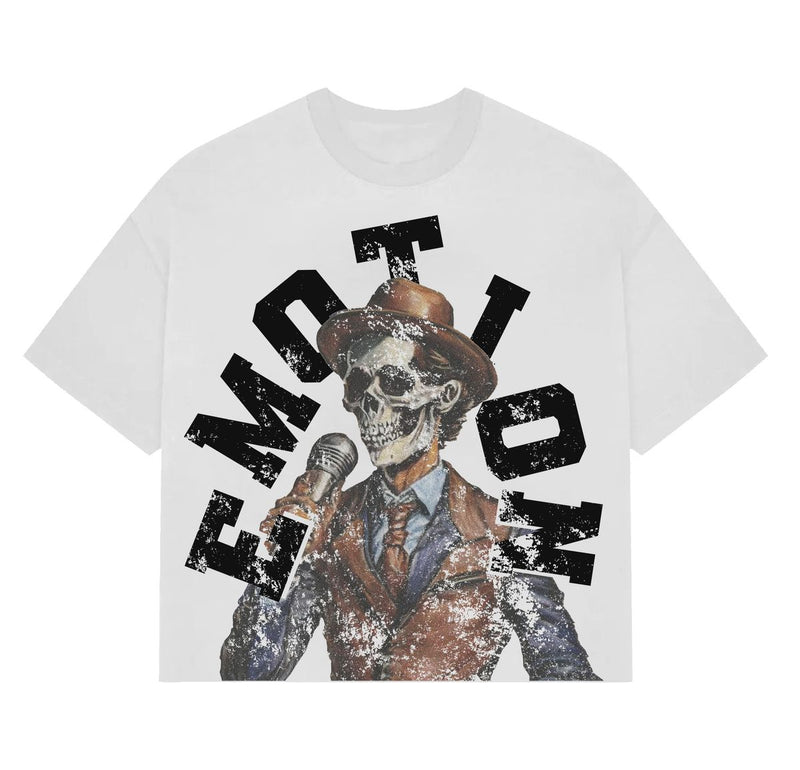 Mixed emotion (White "Performer tee)